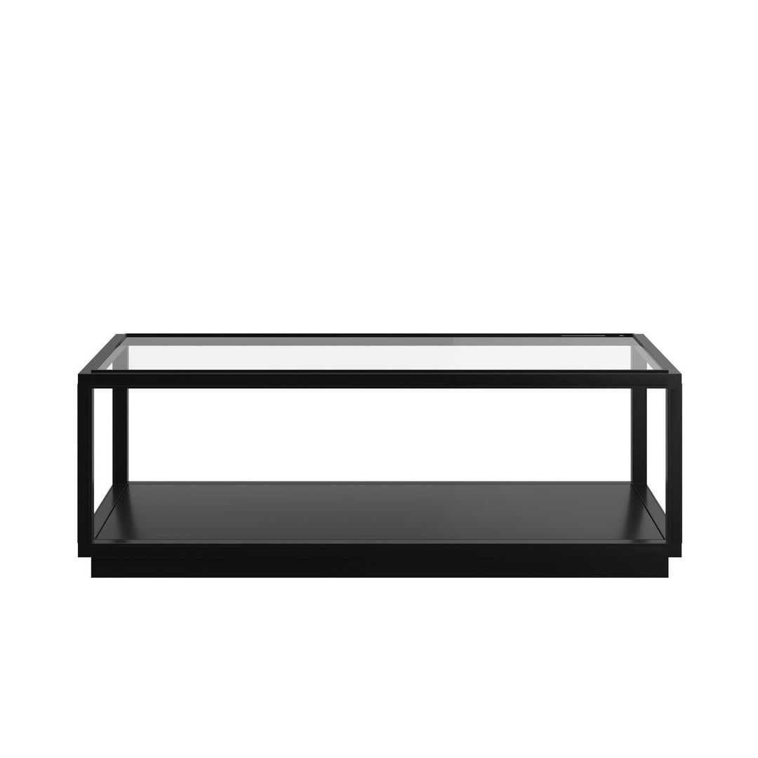 Glaze Rectangular Cocktail Table Onyx