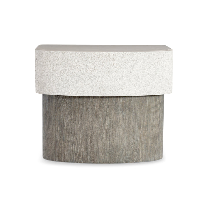 Monolith Faux Stone Nightstand