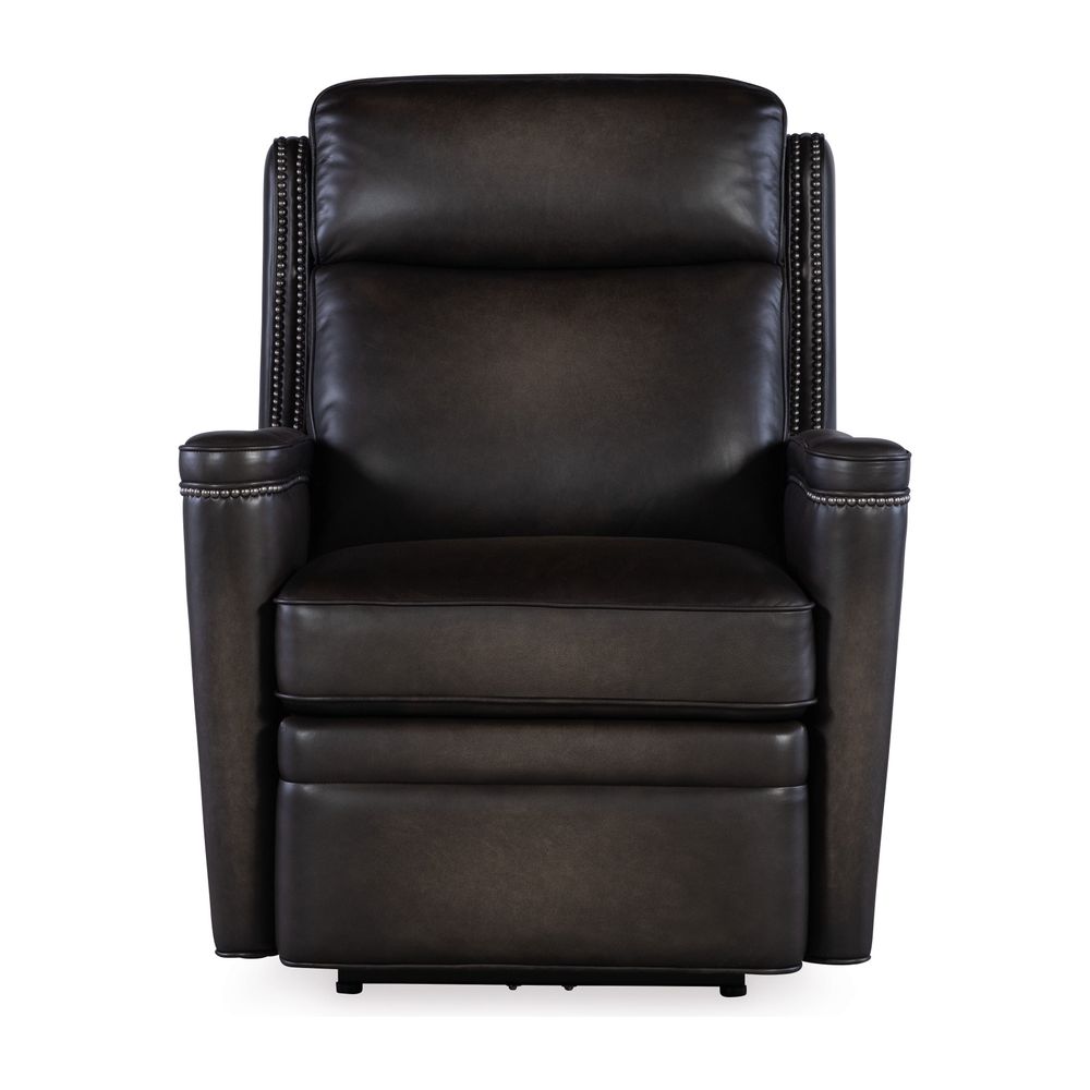 Lounge Chairs: Recliners Tennyson Power Recliner with Power Headrest - Grey