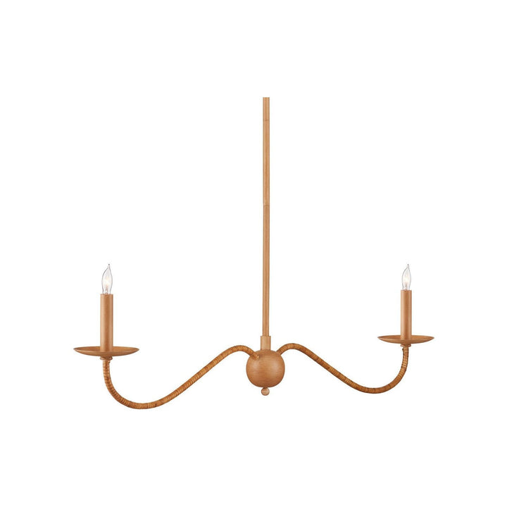 Saxon Linear Tan  Chandelier