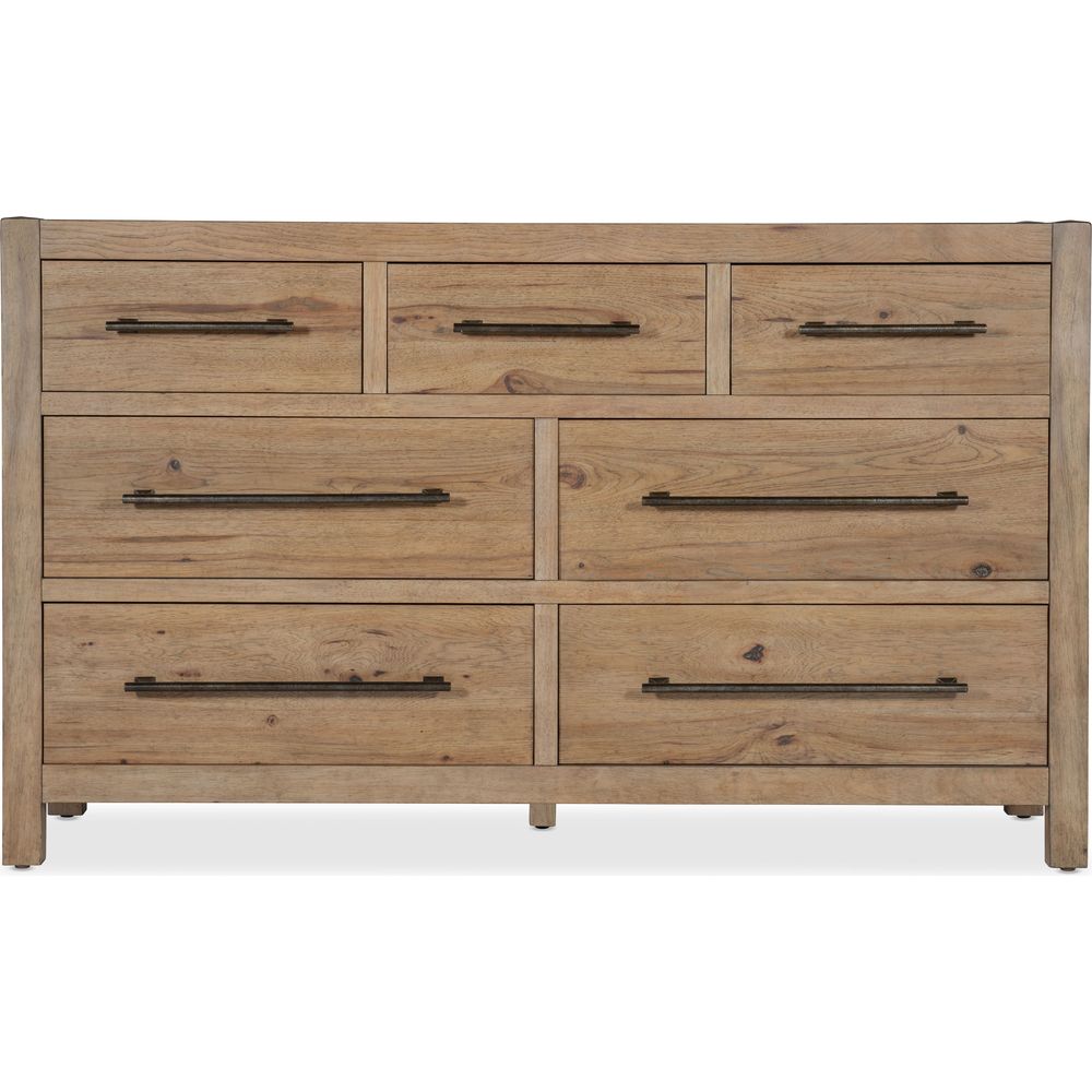 Dressers & Chests Vineyard Row Seven-Drawer Dresser - Light Wood