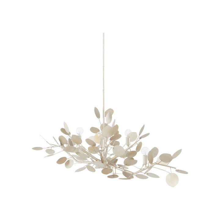 Lunaria Silver Oval Chandelier