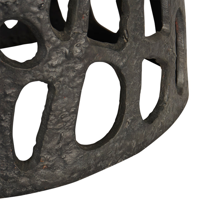 Shina Accent Table, Blackened Bronze