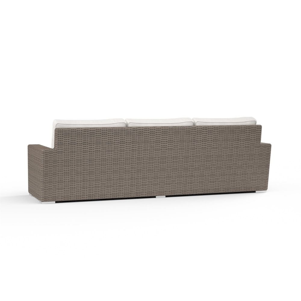 Outdoor Sofas and Sectionals Coronado Sofa in Canvas Flax w/ Self Welt
