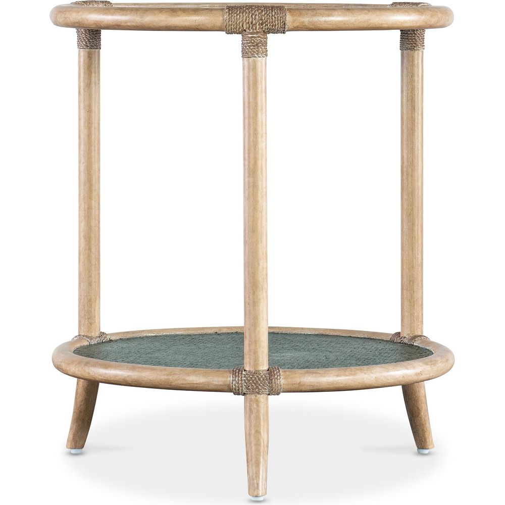 Side Tables Retreat Raffia End Table - Blues