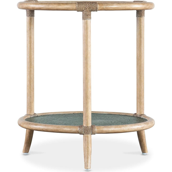 Side Tables Retreat Raffia End Table - Blues
