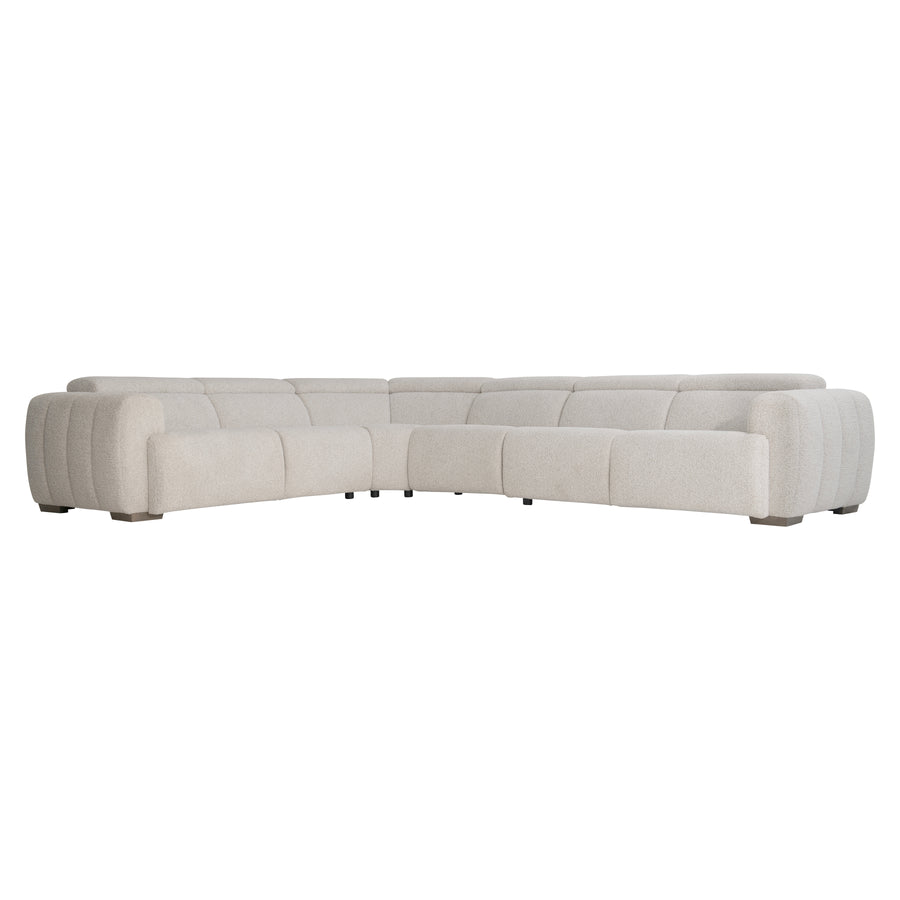 Aldo Fabric Power Motion Sectional Recliner