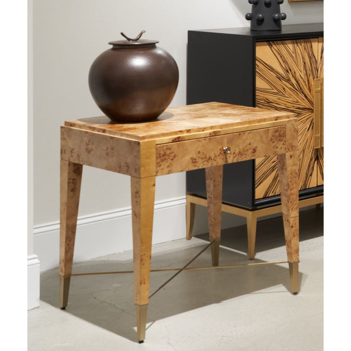 Side Tables Ellie Burl End Table