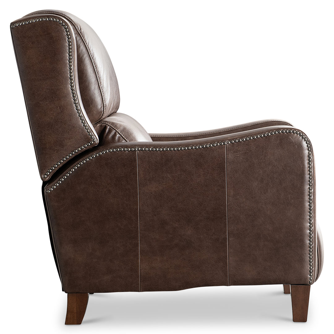 Landon Leather Recliner, Brown