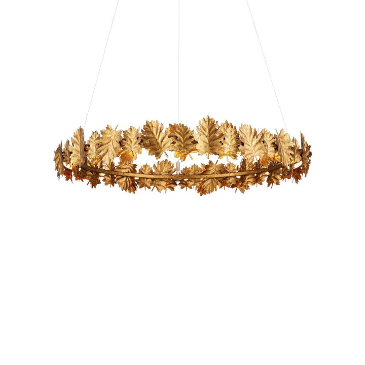 English Oak Chandelier