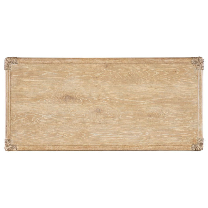 Dressers & Chests Solace Pole Rattan Chest - Light Wood