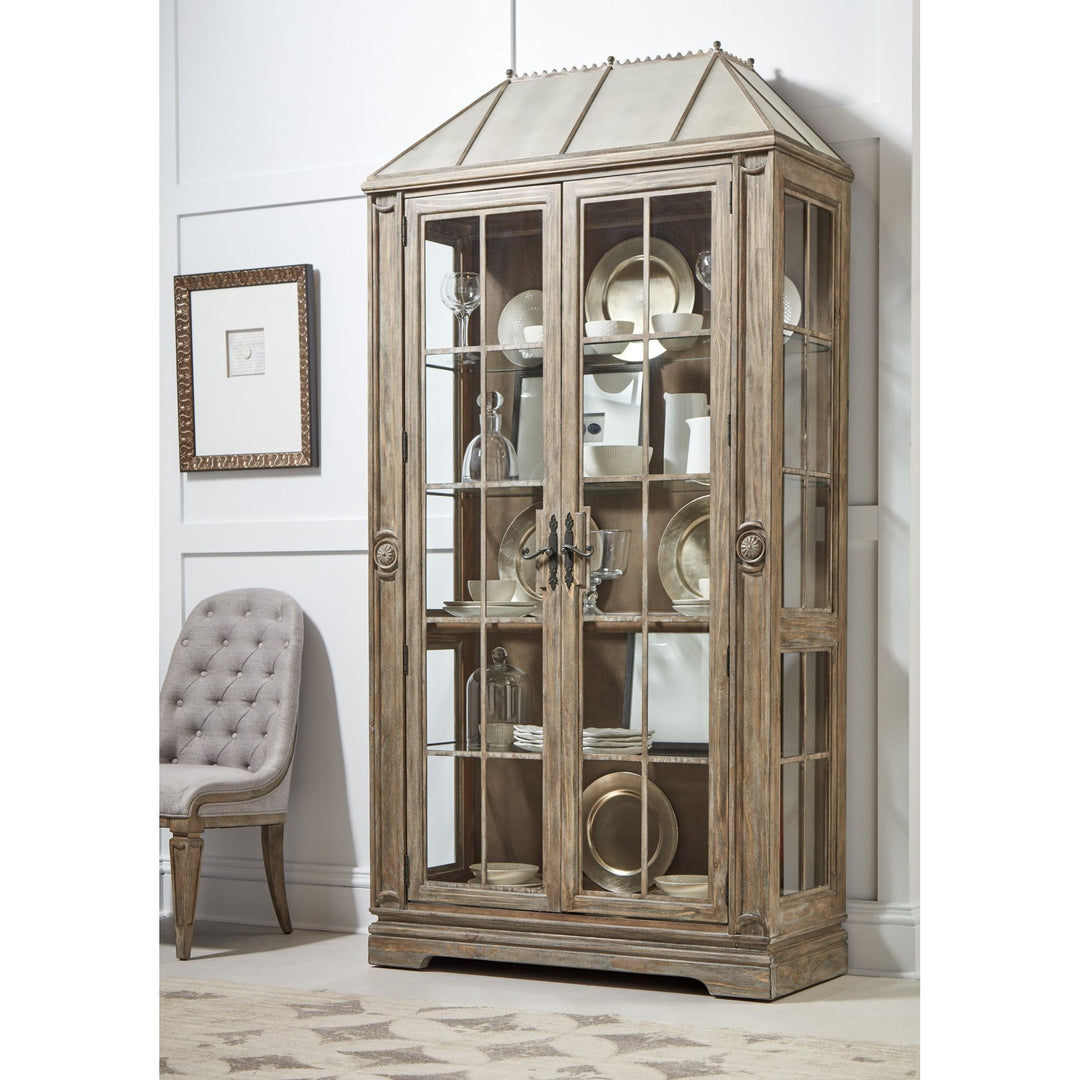 Architrave China Cabinet - Brown