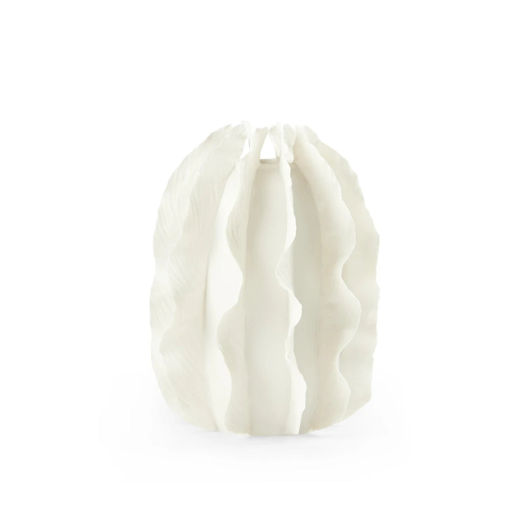 Spring Flower Tall Vase, Blanc de Chine
