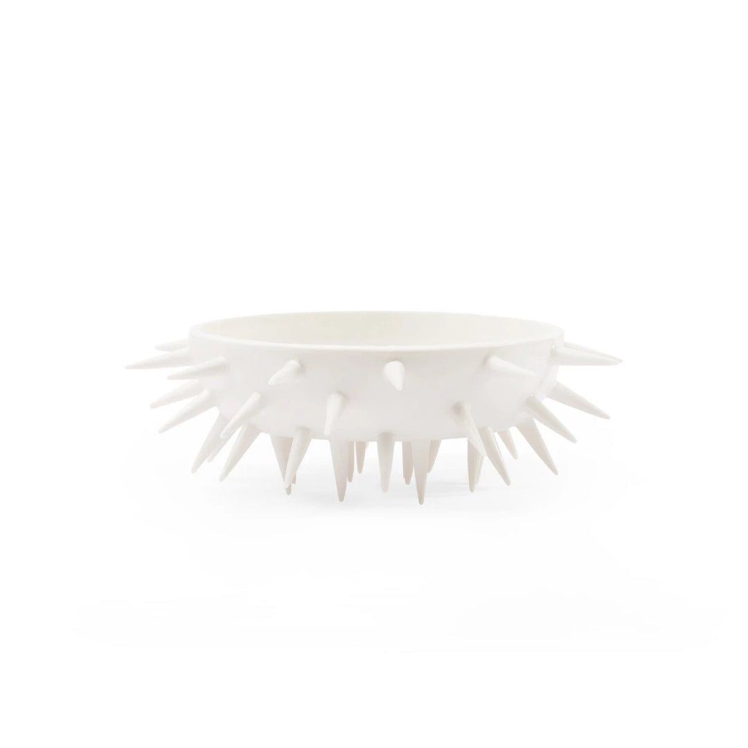 Spine Medium Bowl, Blanc de Chine