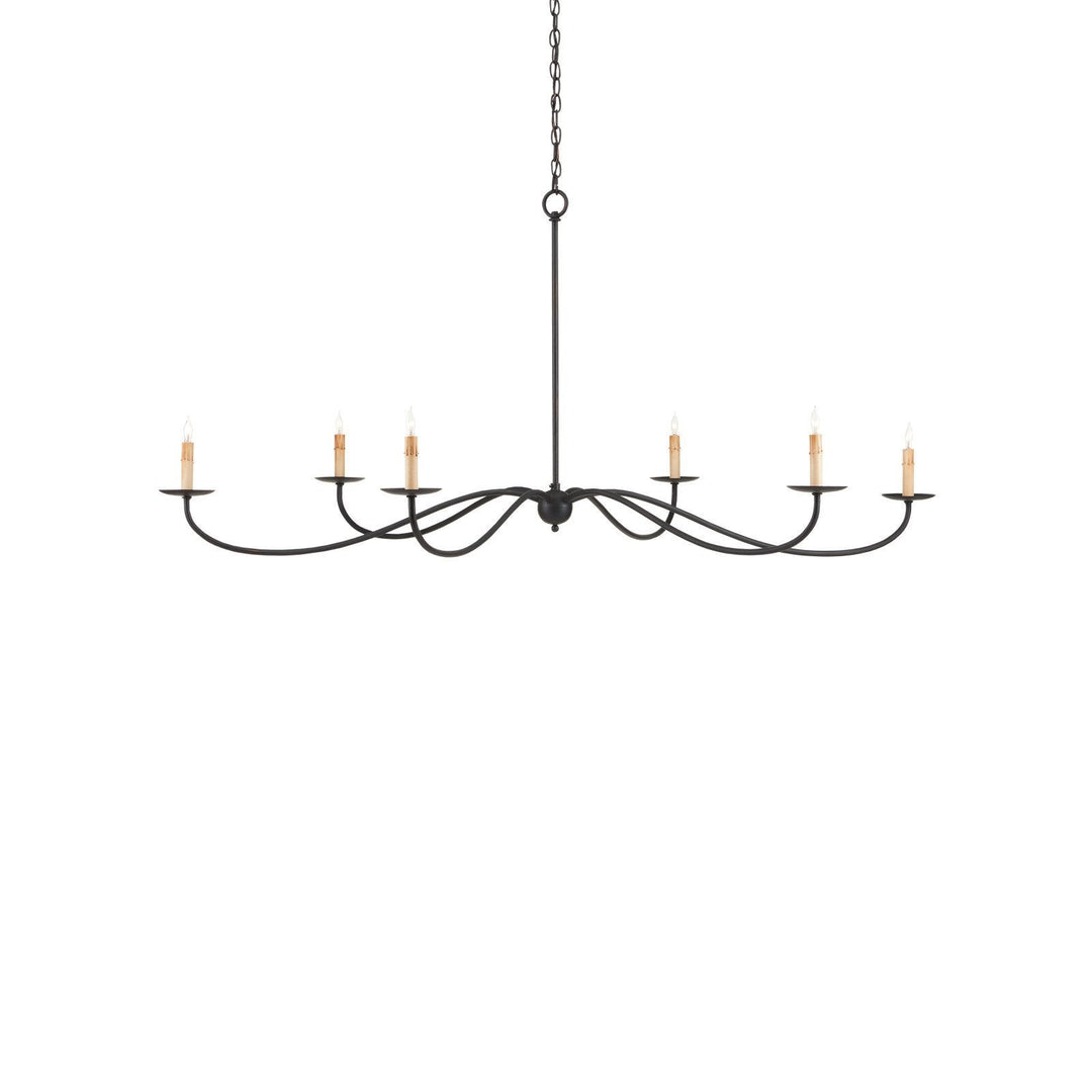 Saxon Large Black Chandelier