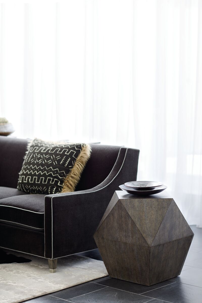 Linea Trapezoid End Table