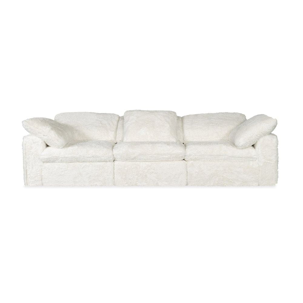 Sectionals Milan Dream 3Pc Sectional Sofa - White Off White