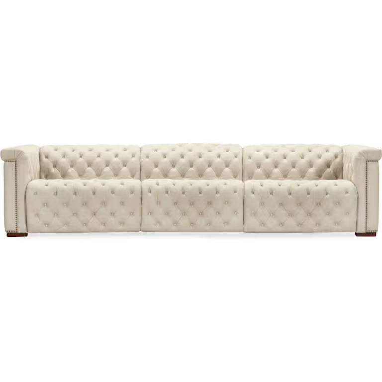 Savion Deux 3 Seat Sofa with Two Power Recliners and Three Power Headrests