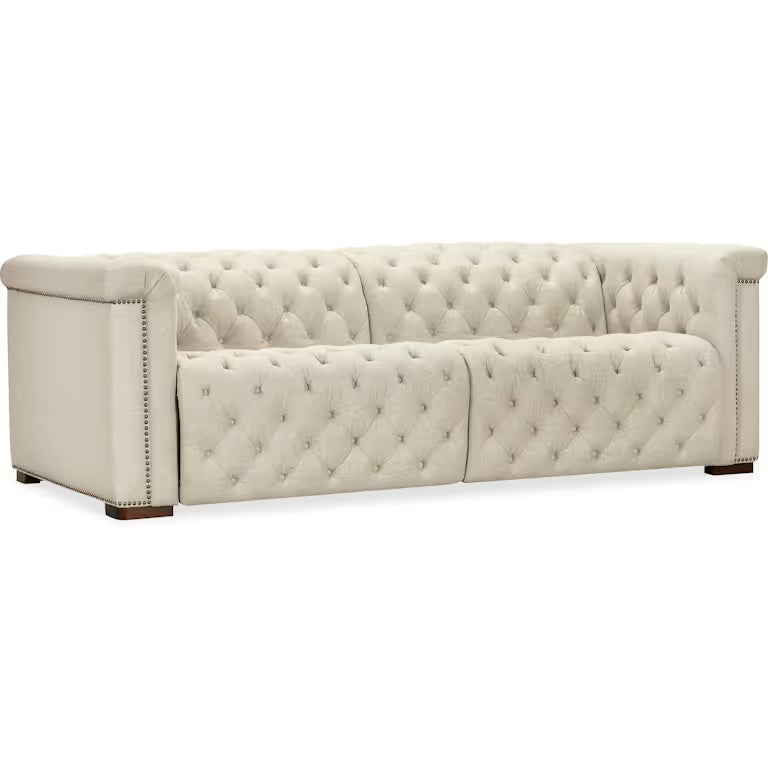 Savion Deux 3 Seat Sofa with Two Power Recliners and Three Power Headrests