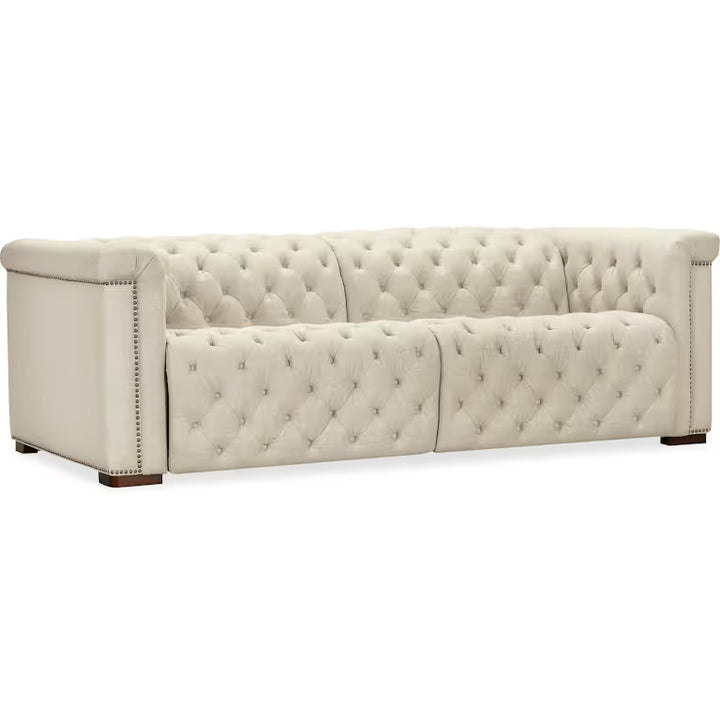 Savion Deux 3 Seat Sofa with Two Power Recliners and Three Power Headrests