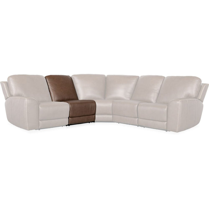 Torres 6 Piece Sectional with Power Recline & Power Headrest (Configuration 1) - Brown