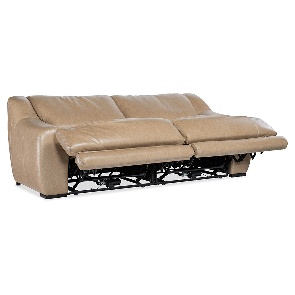 Sofas: Recliners Wayward Power Sofa w/Power Headrest - Brown