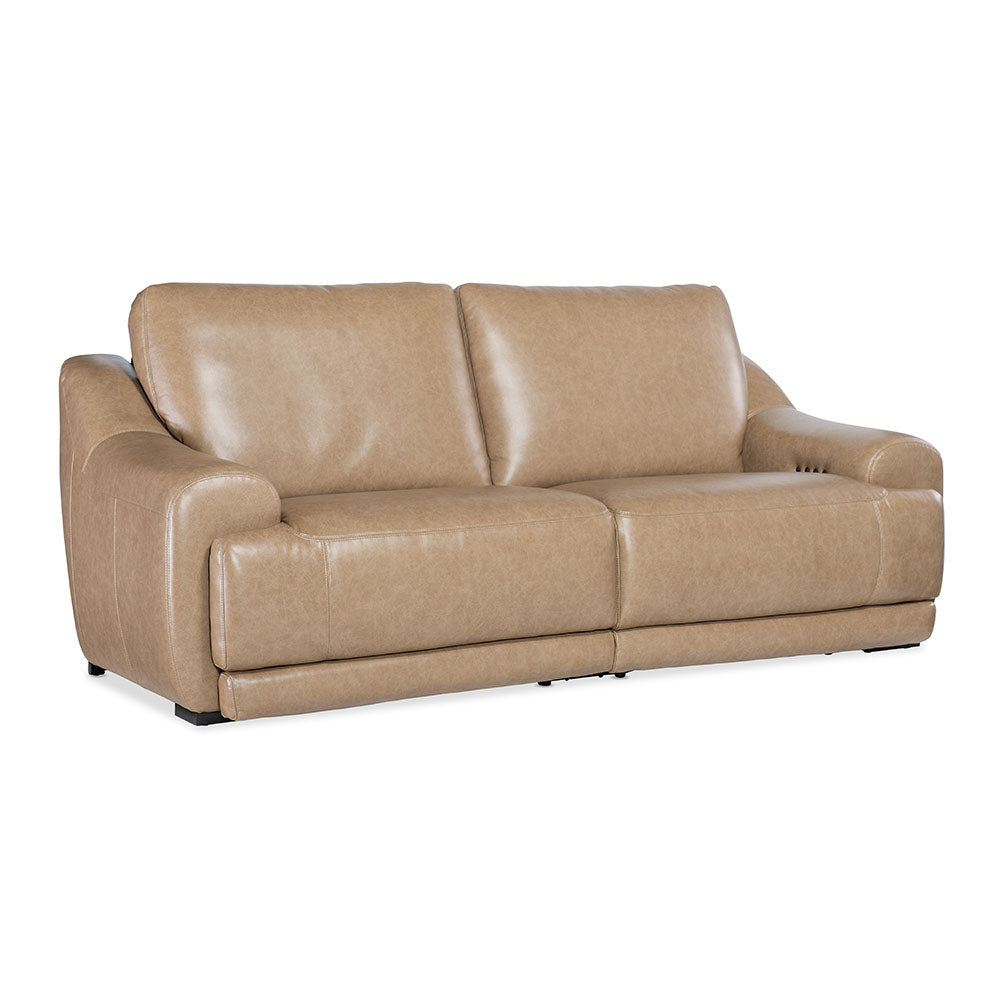 Sofas: Recliners Wayward Power Sofa w/Power Headrest - Brown