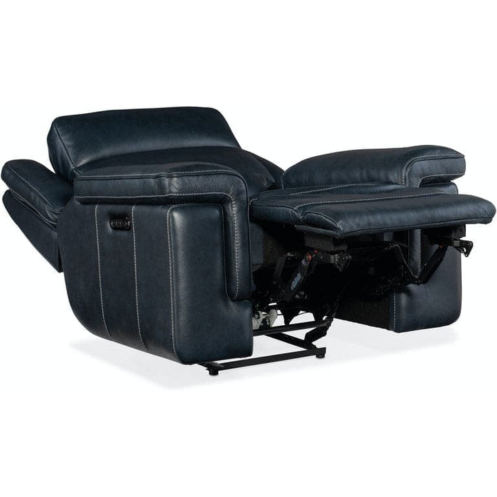 Montel Lay Flat Power Recliner with Power Headrest & Lumbar