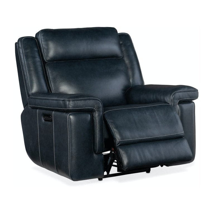 Montel Lay Flat Power Recliner with Power Headrest & Lumbar-Hooker-HOOKER-SS705-PHL1-047-Lounge ChairsCosmos Cobalt-7-France and Son