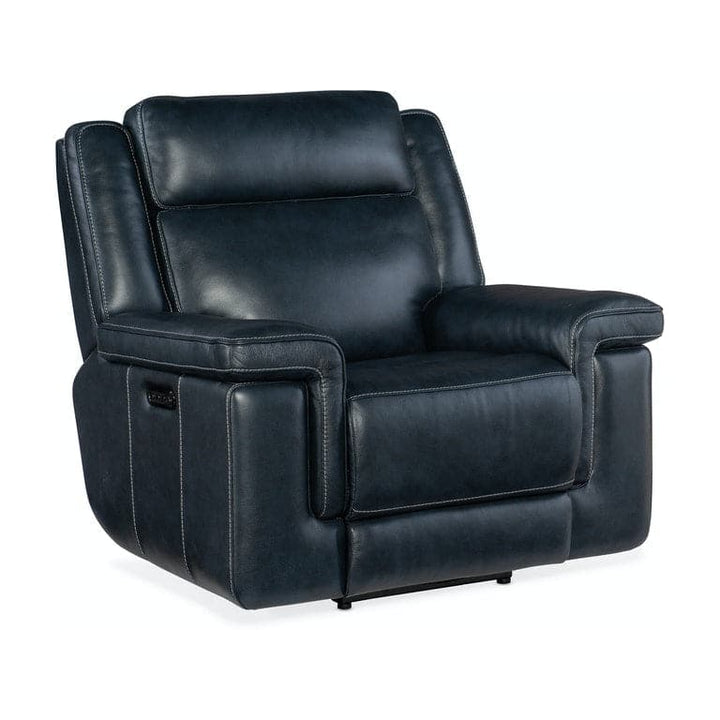 Montel Lay Flat Power Recliner with Power Headrest & Lumbar-Hooker-HOOKER-SS705-PHL1-047-Lounge ChairsCosmos Cobalt-1-France and Son