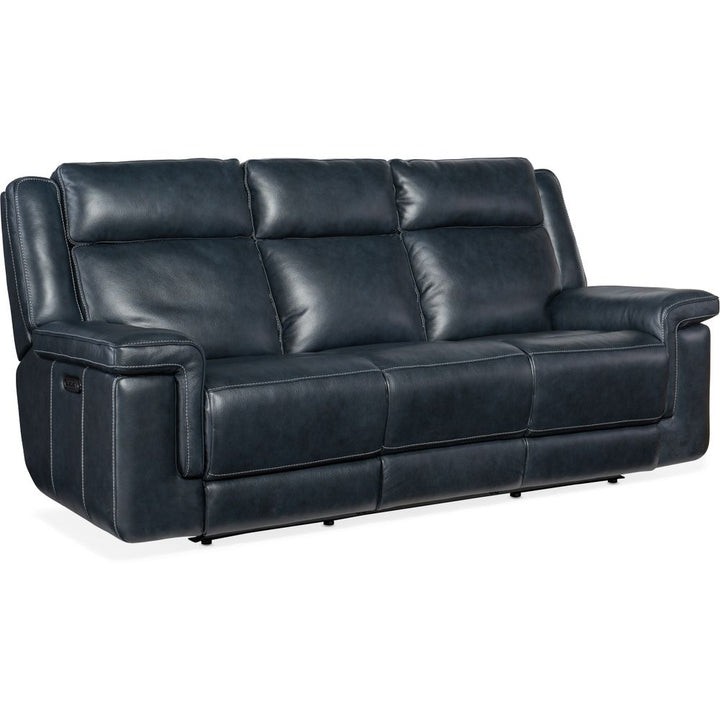 Sofas: Recliners Montel Lay Flat Power Sofa with Power Headrest & Lumbar