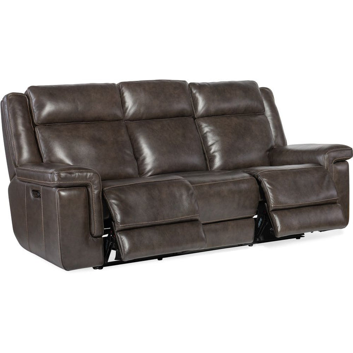 Montel Lay Flat Power Sofa with Power Headrest & Lumbar