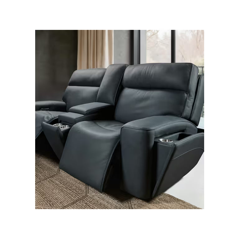 Riverton Power Gliding Console Loveseat with Power Headrest and Lumbar