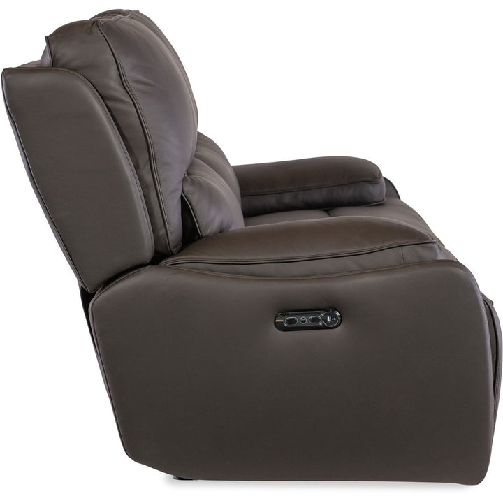 Sofas: Recliners Kramer Zero Gravity Sofa with Power Recline & Power Headrest - Brown