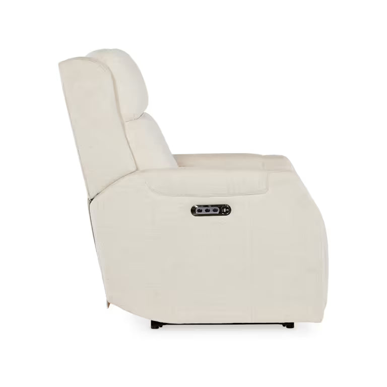 Nelson Zero Gravity Power Recliner with Power Headrest and Lumbar - White