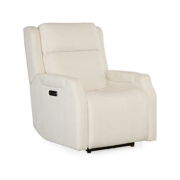 Nelson Zero Gravity Power Recliner with Power Headrest and Lumbar - White