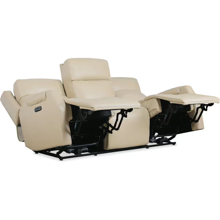 Nelson Zero Gravity Power Sofa with Power Headrest and Lumbar - Leather