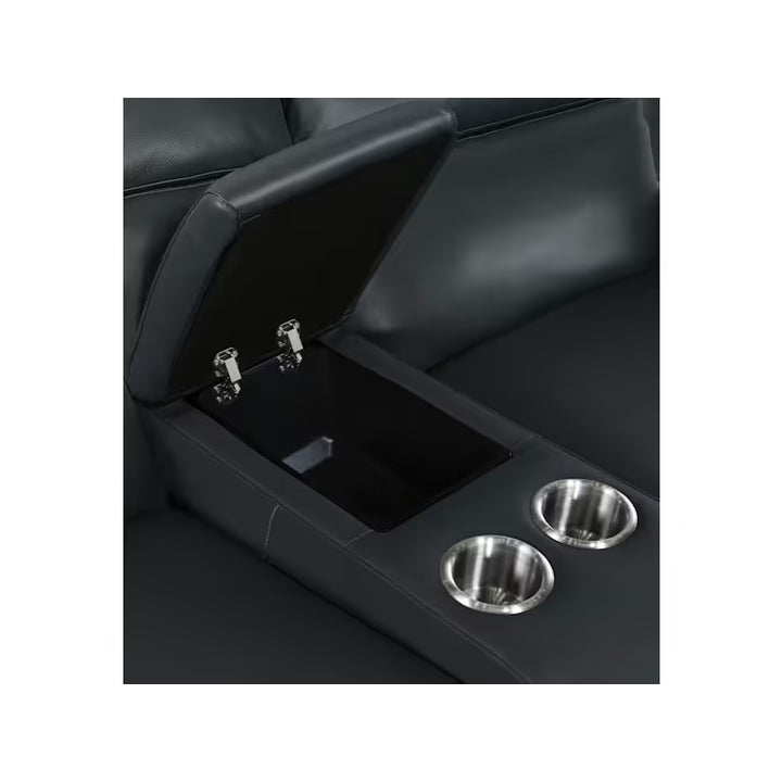Nelson Zero Gravity Power Console Loveseat with Power Headrests and Lumbar