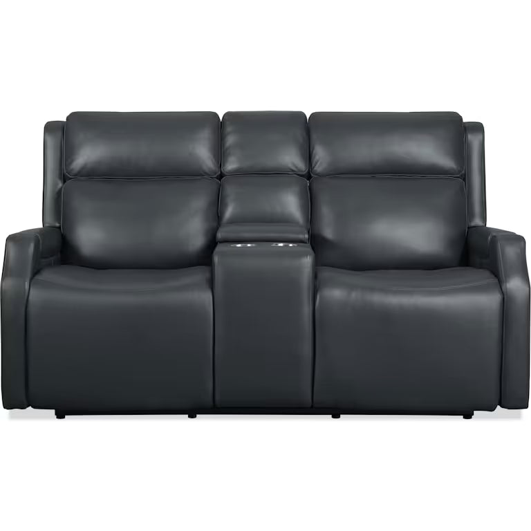 Nelson Zero Gravity Power Console Loveseat with Power Headrests and Lumbar