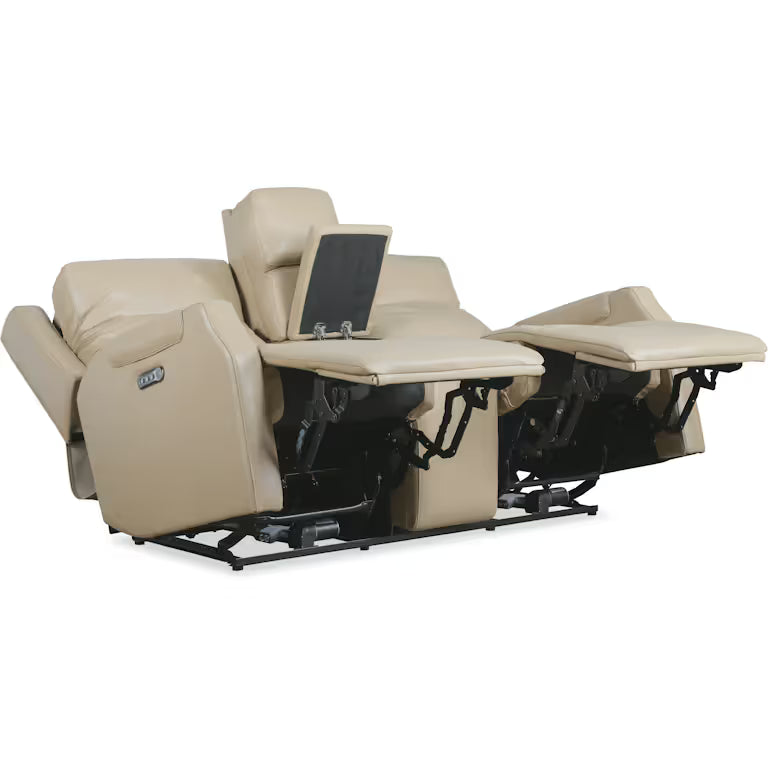 Nelson Zero Gravity Power Console Loveseat with Power Headrests and Lumbar