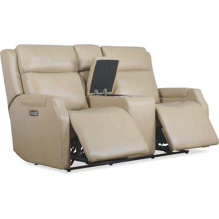 Nelson Zero Gravity Power Console Loveseat with Power Headrests and Lumbar