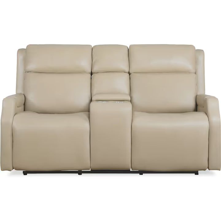 Nelson Zero Gravity Power Console Loveseat with Power Headrests and Lumbar