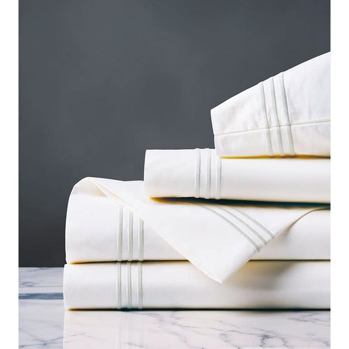 Bedding: Sheets Timeless Satin Stitch Sheet Set
