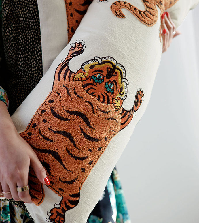 Christian Tiger Decorative Pillow
