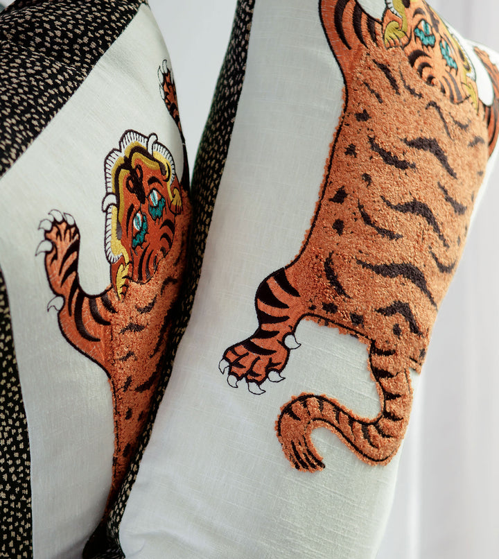 Christian Tiger Decorative Pillow