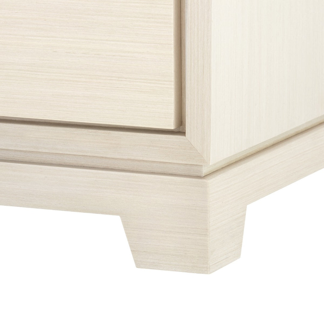 Stanford 3-Drawer Side Table, Blanched Oak