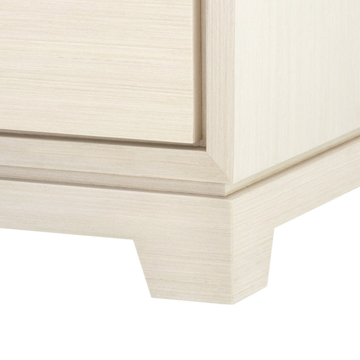 Stanford 3-Drawer Side Table, Blanched Oak