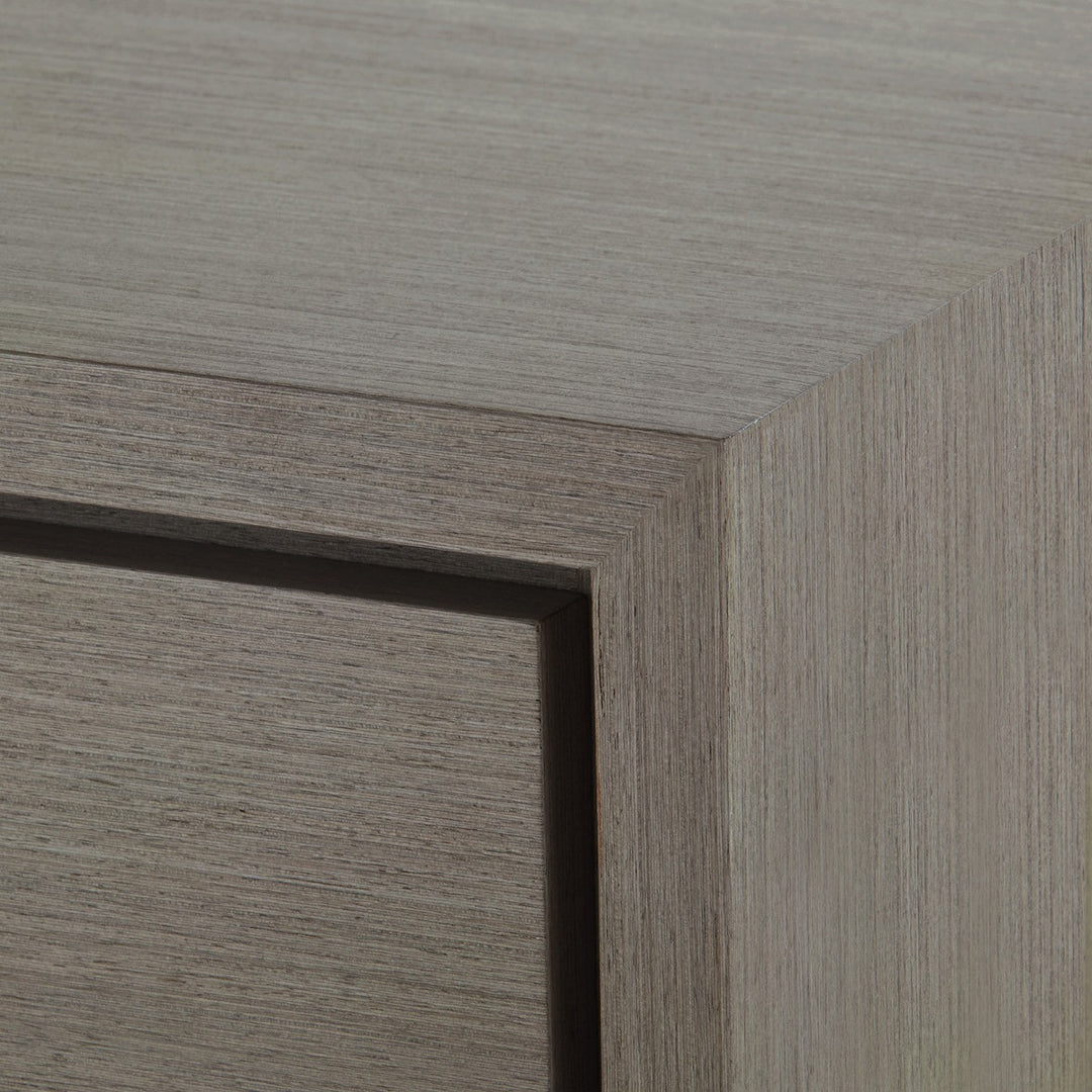 Stanford 3-Drawer Side Table, Taupe Gray