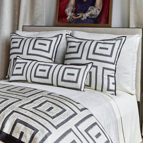 Strata Box Pillow-Ann Gish-ANNGISH-BPTR3025-CRE-Bedding-2-France and Son