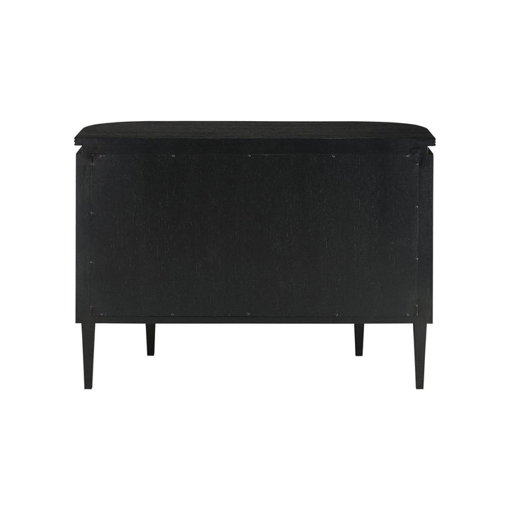 Briallen Black Demi-Lune Cabinet